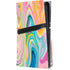 Rainbow Marble by Etta Vee PS5 Pro Disk Console Skin